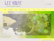 Tablet Screenshot of leevolpe.com